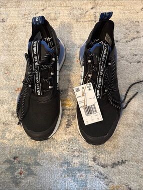 adidas Black and Blue Athletic Sneakers